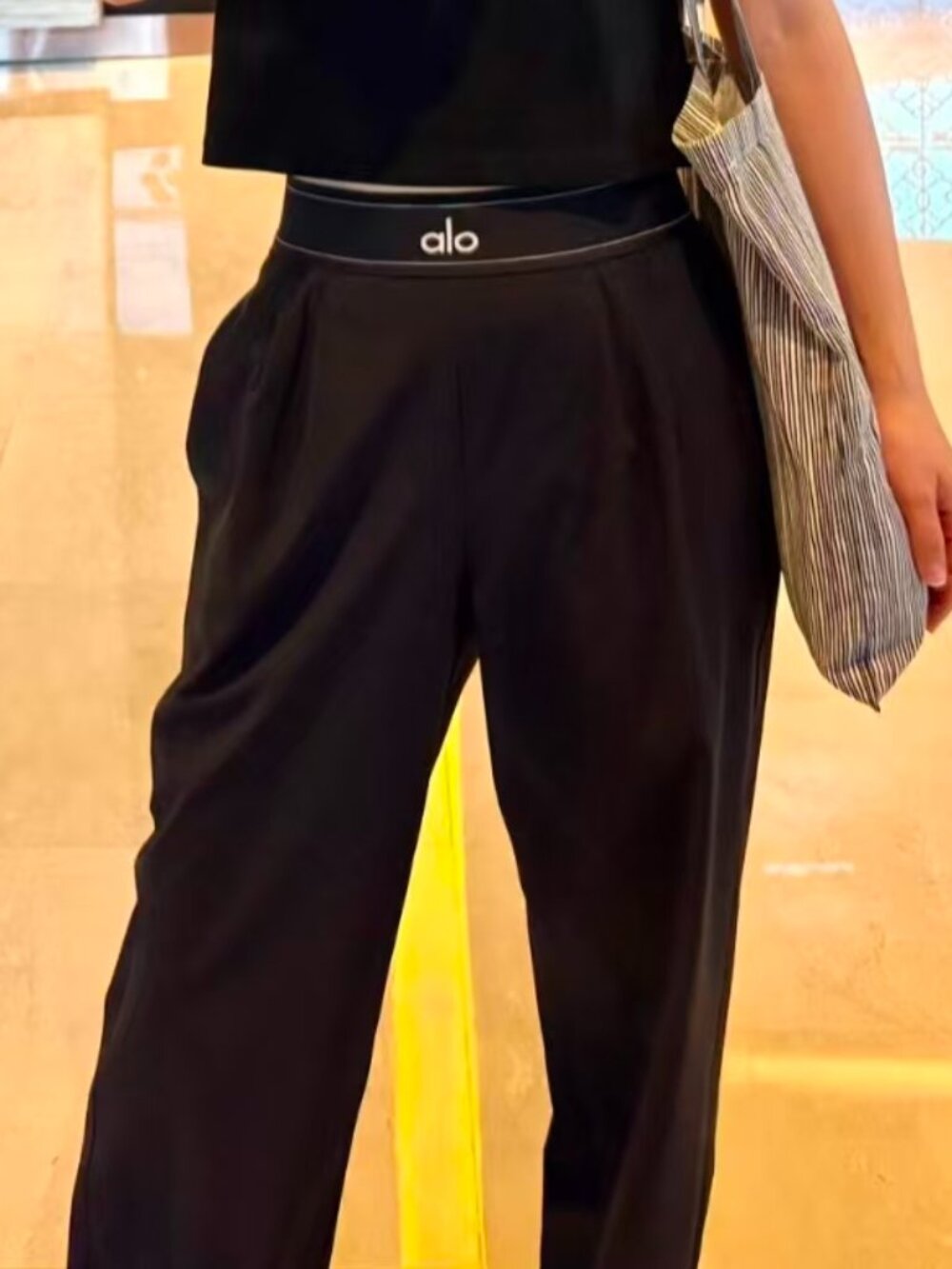 NWT Alo Yoga Suit Up Trouser🦋Relaxed &Straight Fit,30”Inseam/SlimmingVersatile✨